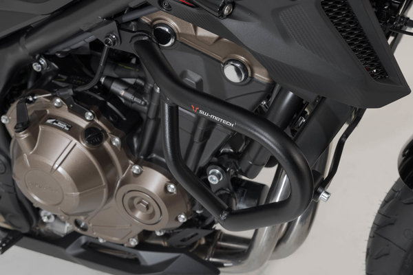 Protecciones laterales de motor Negro. Honda CB500F (12-).