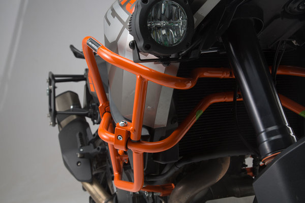 Protecciones sup. de motor para KTM original Naranja. 1290 SAdv R / S (16-), 1090 Adv (16-).
