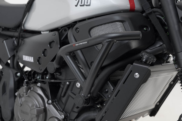 Protecciones laterales de motor Negro. Yamaha XSR700 (15-) / XSR700 XT (19-).