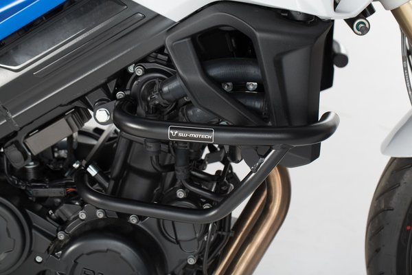 Protecciones laterales de motor Negro. BMW F 800 R (09-19) / F 800 S (04-10).