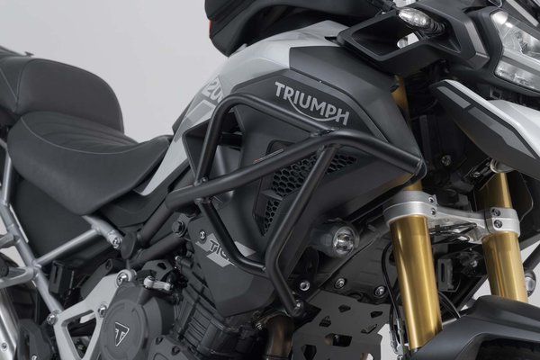 Protecciones superiores de motor Negro. Modelos Triumph Tiger 1200 (22-).