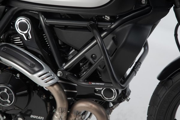 Protecciones laterales de motor Negro. Modelos Ducati Scrambler (14-).