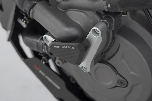 Water pump protection Silver/black. Ducati models.