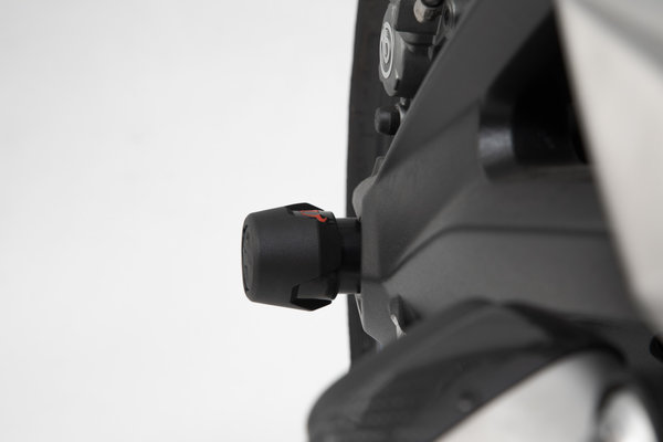 Roulettes de protection pour bras oscillant Noir. BMW G310R/G310GS, Honda X-ADV.