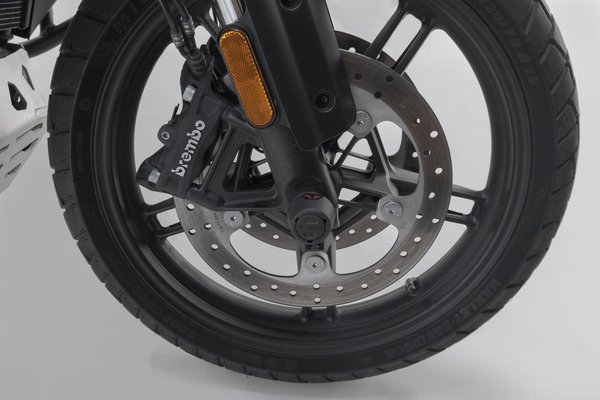 Kit de topes anticaidas para el eje delantero Negro. Harley-Davidson Pan America (21-).