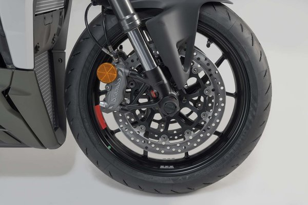 Kit de tope anticaidas para el eje delantero Negro. Modelos Ducati (14-).