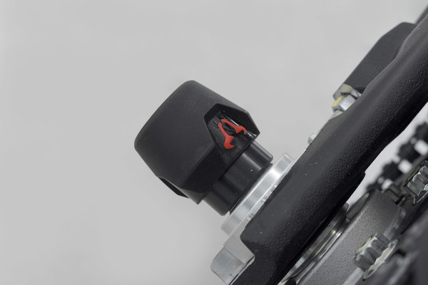 Roulettes de protection pour bras oscillant Noir. Modèles Ducati (14-).