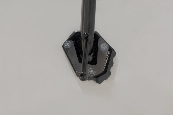 Extension for side stand foot Black/Silver. Honda models.