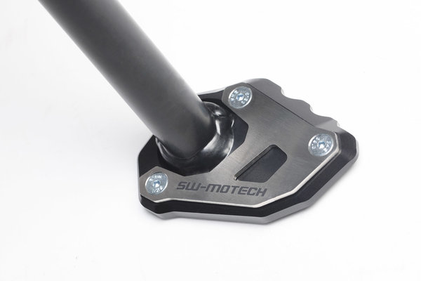 Extension for side stand foot Black/Silver. KTM 1050/1090/1190 Adv,1290 SAdv.