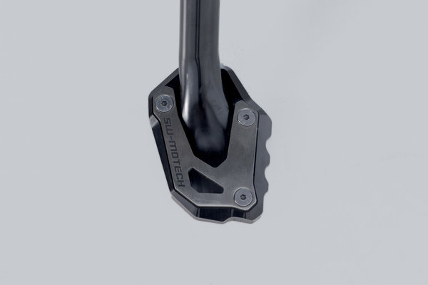Extension de pied de béquille latérale Noir/argent. Suzuki V-Strom 1050DE (21-).