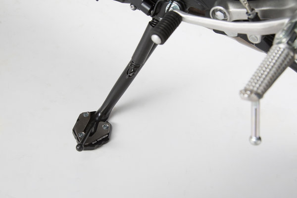 Extension de pied de béquille latérale Noir/Gris. Yamaha MT-09 Tracer, XSR900/Abarth.