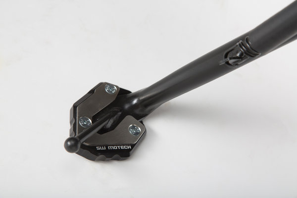 Extension for side stand foot Black/Silver. Yamaha MT-09 Tracer, XSR900/Abarth.