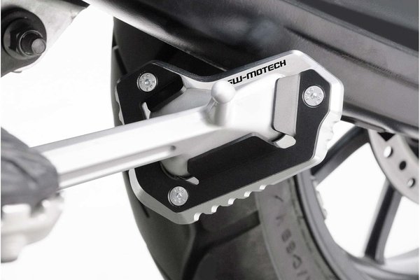 Extension for side stand foot Black/Silver. Triumph Tiger Explorer (11-15).
