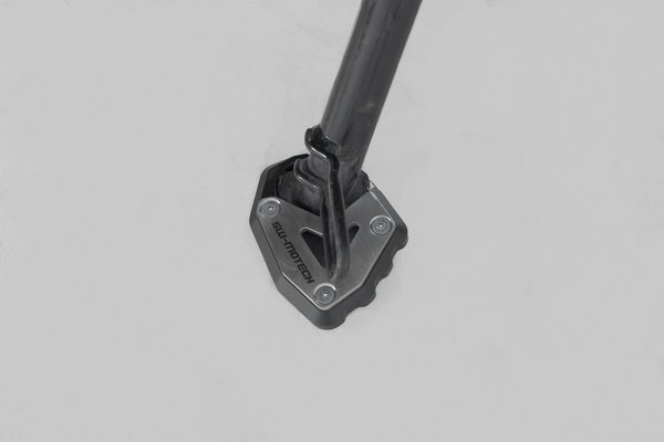 Extension de pied de béquille latérale Noir/Gris. Triumph Trident 660 (21-).