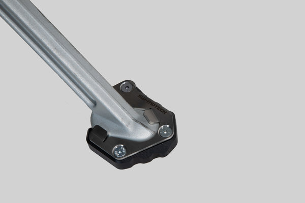 Extension for side stand foot Black/Silver. Triumph Tiger 900/GT (19-23).