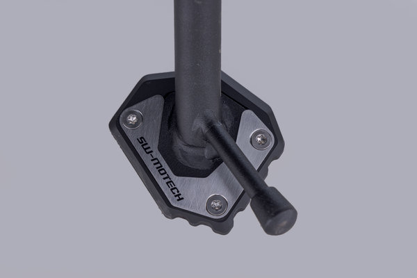 Extension for side stand foot Black/Silver. Benelli Leoncino 800 / 800 Trail.