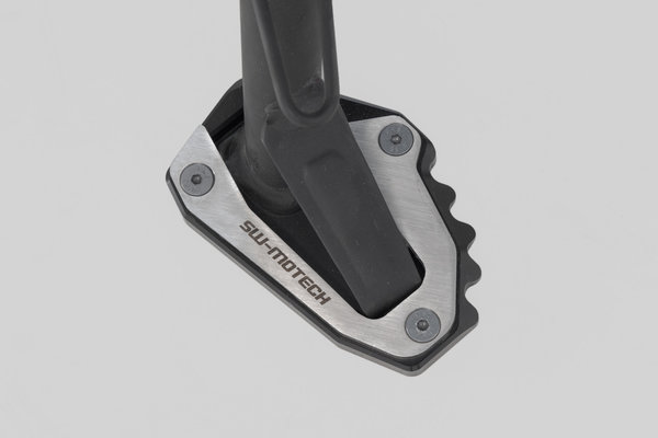 Extension for side stand foot Black/Silver. Ducati models.