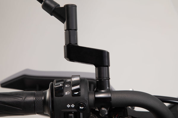 Extension de rétroviseur Noir. Longueur : 40 mm. Yamaha / Ducati.