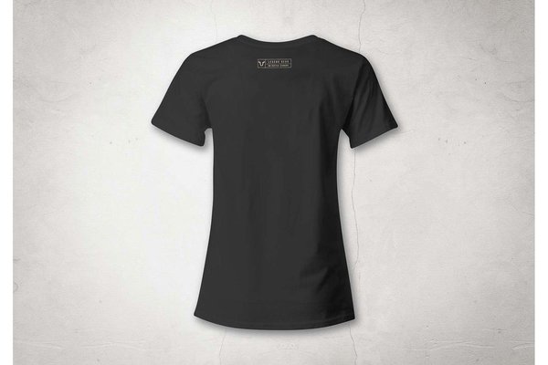T-shirt Legend Gear. Noir. Femme. Taille L.
